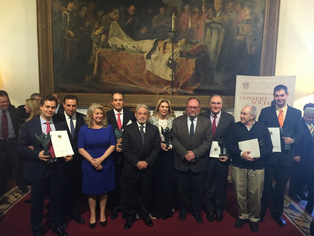 Premiados por el Consejo Social de la Universidad de Granada (convocatoria 2014).