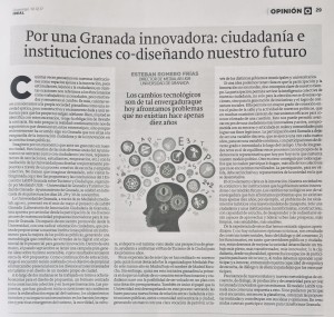 Artículo publicado en Ideal el 10 de diciembre de 2017